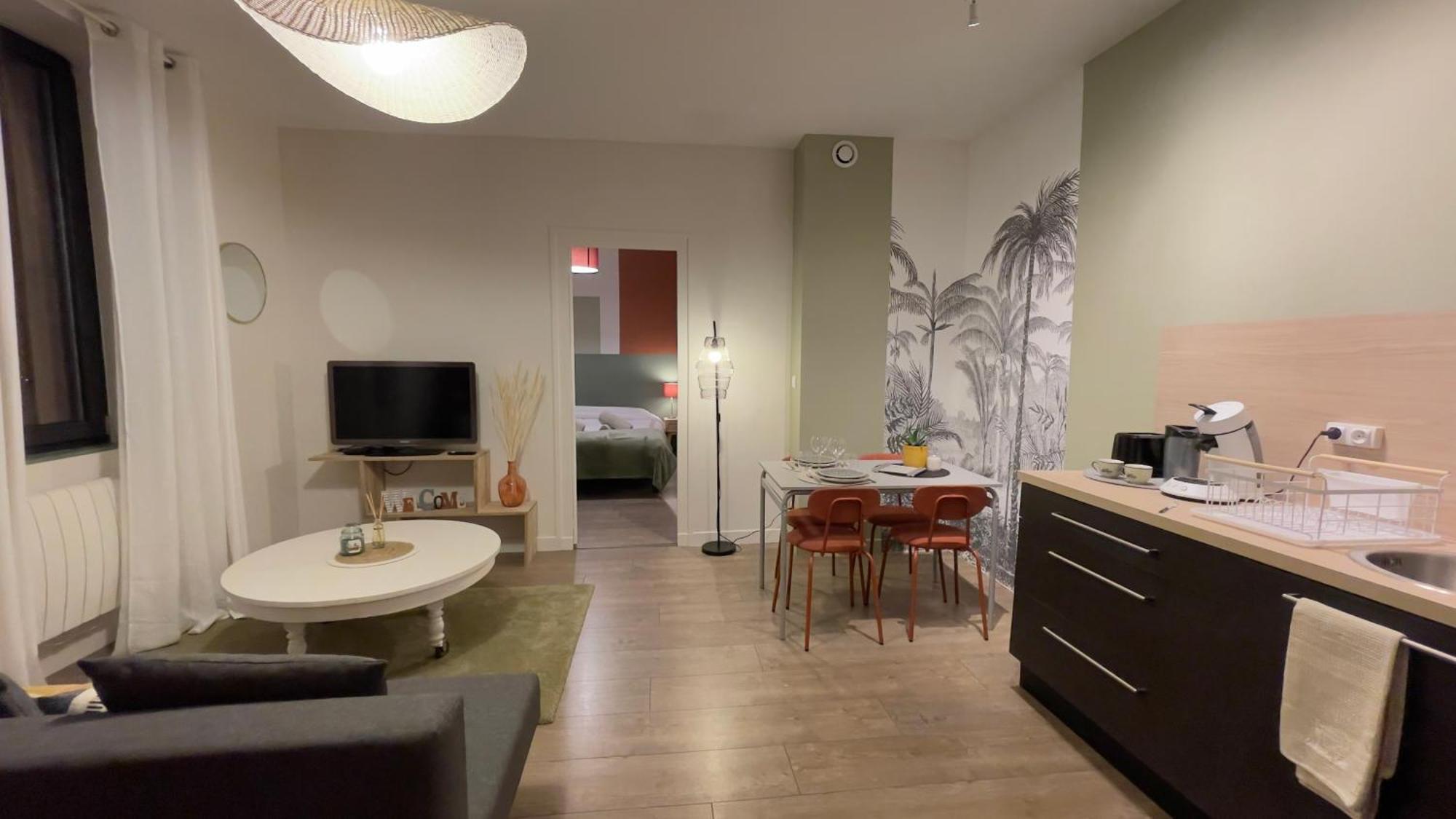 Les Vignes - T2 Cosy, Calme, Excentre Apartment Dijon Luaran gambar