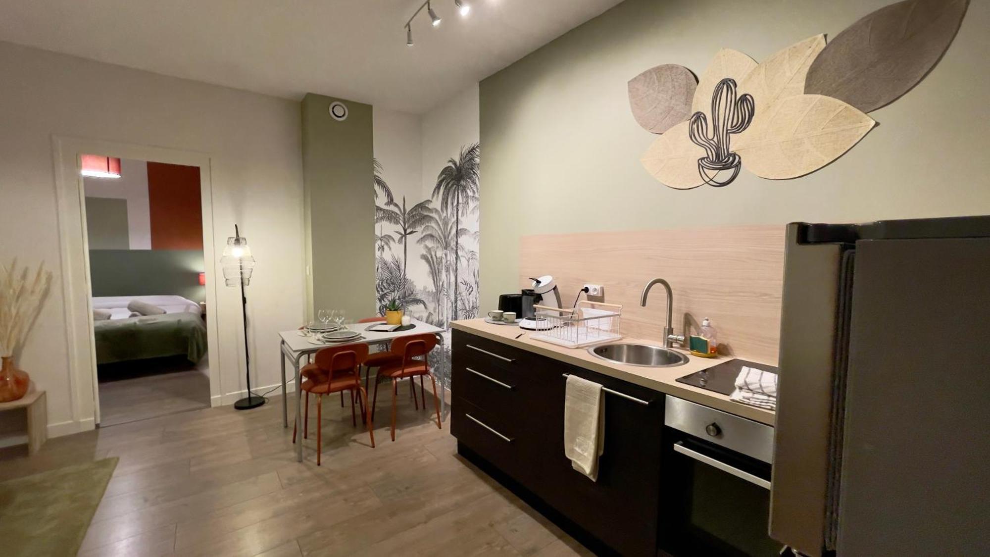 Les Vignes - T2 Cosy, Calme, Excentre Apartment Dijon Luaran gambar