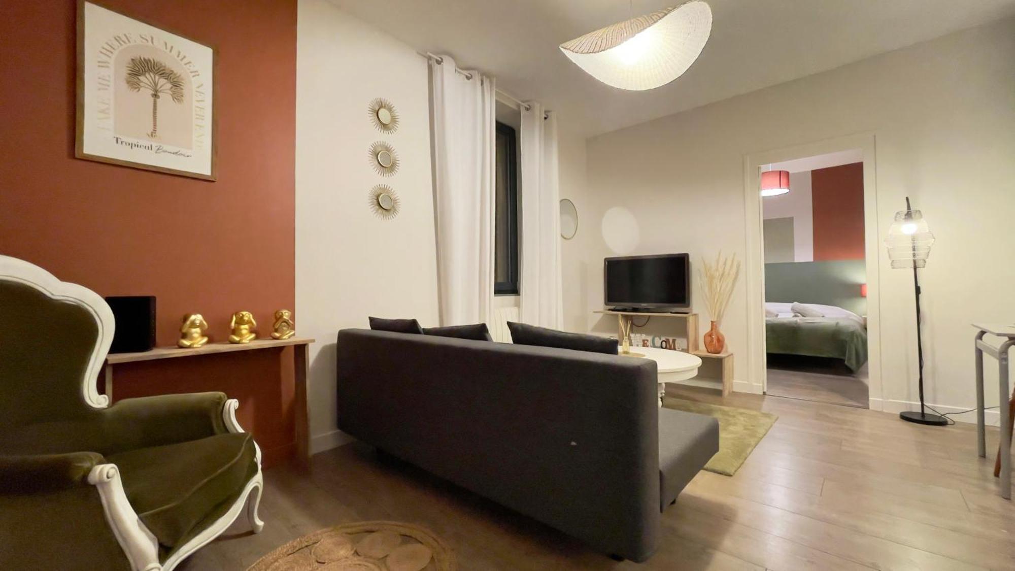 Les Vignes - T2 Cosy, Calme, Excentre Apartment Dijon Luaran gambar