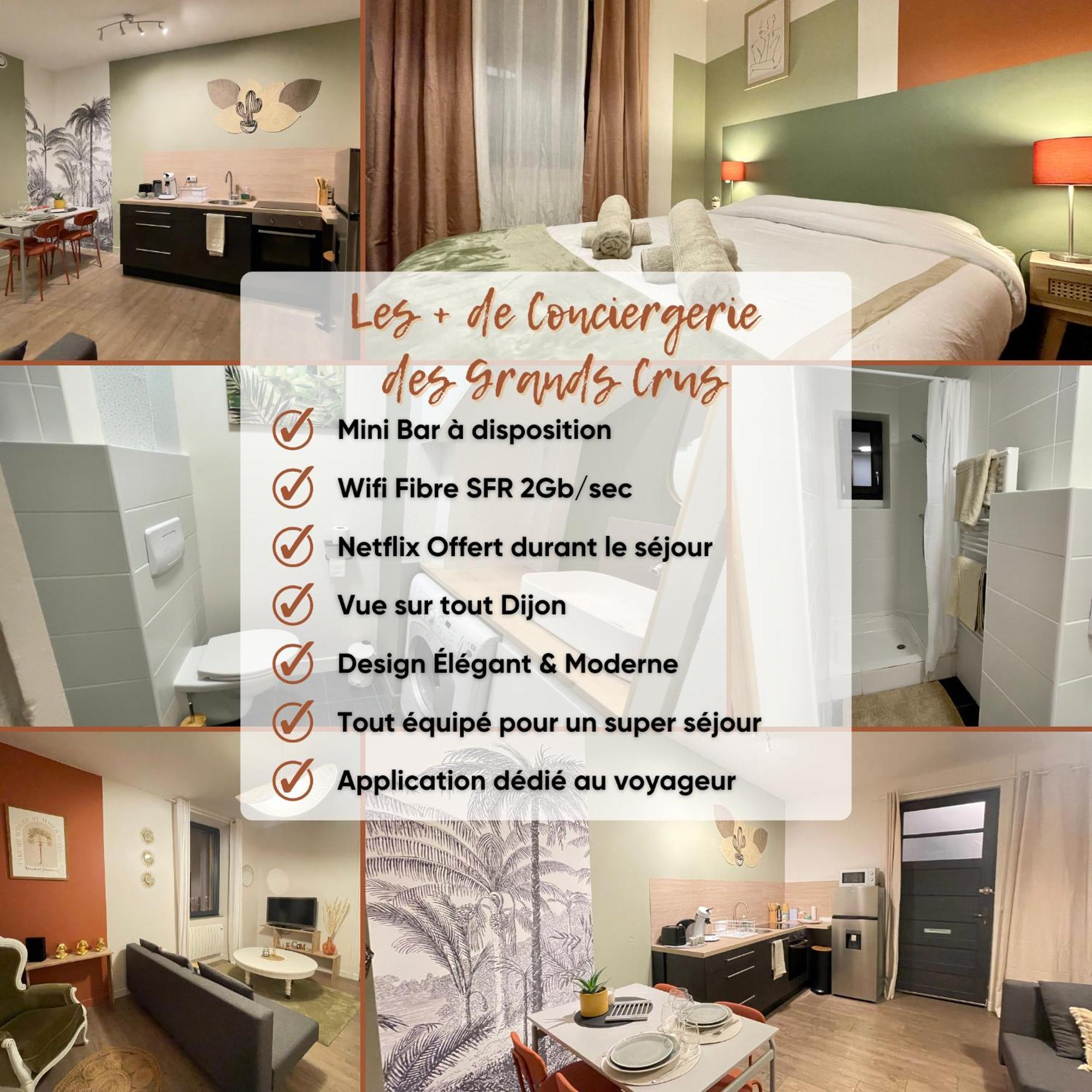 Les Vignes - T2 Cosy, Calme, Excentre Apartment Dijon Luaran gambar